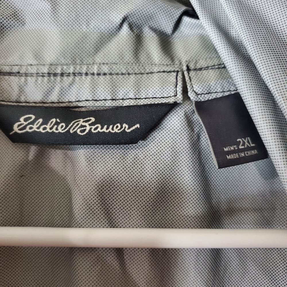 Eddie Bauer Mens Weatheredge Full Zip Jacket Taped Seams Size 2XL Outdoors Hike - Picture 6 of 15